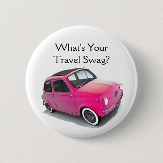 Wat is je reiszwaai? GeoSwag Pin Ronde Button 5,7 Cm