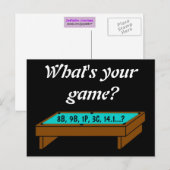 Wat is je spel? Briefkaart (Voorkant / Achterkant)