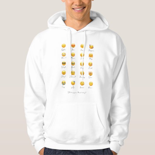 Wat is je stemming Hoodie? Hoodie (Voorkant)