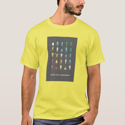 Wat is je superkracht? Disability Pride Month T-shirt (Voorkant)