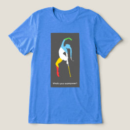 Wat is je superkracht? Disability Pride Month Tri-Blend Shirt