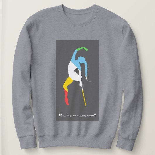Wat is je superkracht? Disability Pride Month Trui (Design voorkant)