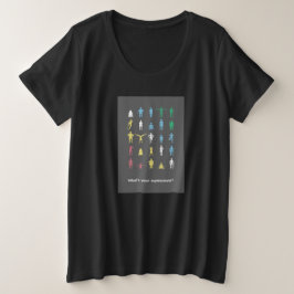 Wat is je superkracht? Maand van trots op een bepe Grote Maat T-shirt
