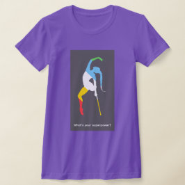 Wat is je superkracht? Maand van trots op mensen m T-shirt