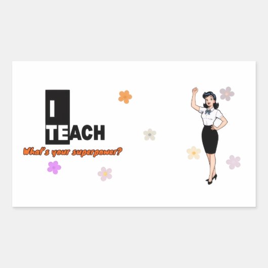 Wat is je superkracht Stickers – Cadeau voor de le (Voorkant)