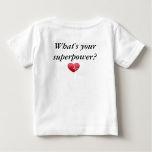 Wat is je supermacht? kind t shirt