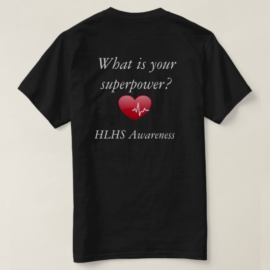Wat is je supermacht? t-shirt (Design achterkant)