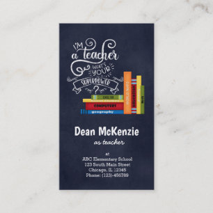 Wat is je supermacht? visitekaartje