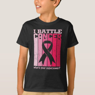 Wat is je Superpower Breast Cancer Bewustheid T-shirt