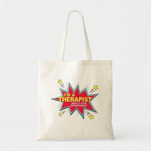 Wat is je Superpower - Ik ben een therapeut Tote Bag (Voorkant)