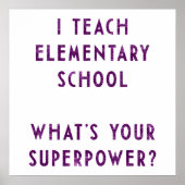 Wat is je Superpower? Poster (Voorkant)