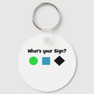 Wat is je teken? sleutelhanger