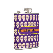 Wat is je vergif vinyl omwikkelde fles heupfles (Rechts)