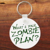 Wat is je Zombie-plan? Sleutelhanger (Voorkant)