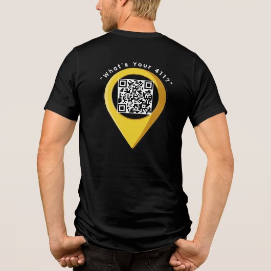 Wat is jouw 411 T-shirt? Tri-Blend Shirt (Achterkant)