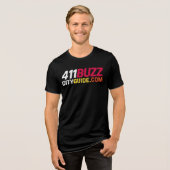 Wat is jouw 411 T-shirt? Tri-Blend Shirt (Voorkant volledig)