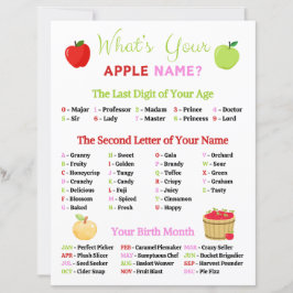 Wat is jouw Apple naam spel