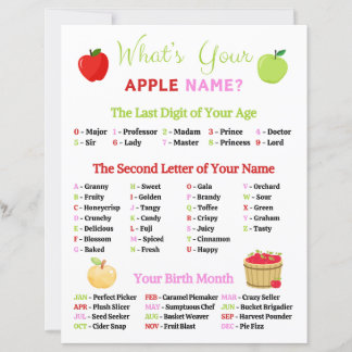 Wat is jouw Apple naam spel