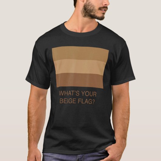 Wat is jouw beige vlag t-shirt (Voorkant)