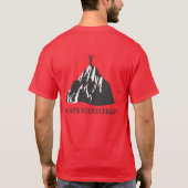 Wat is jouw Everest front- en backafbeelding? T-shirt (Achterkant)