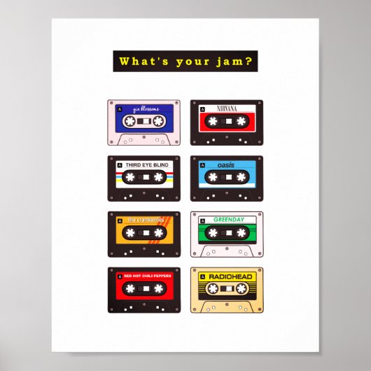 Wat is jouw jam? poster (Voorkant)