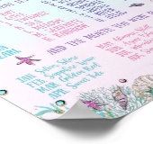 Wat is jouw Mermaid Name Birthday Game? Poster (Hoek)