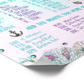 Wat is jouw Merman Name Birthday Game? Poster (Hoek)