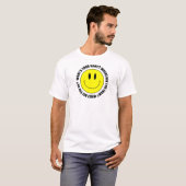 Wat is Jouw naam?.. Smilie T-Shirt SUBTLE EDITION (Voorkant volledig)