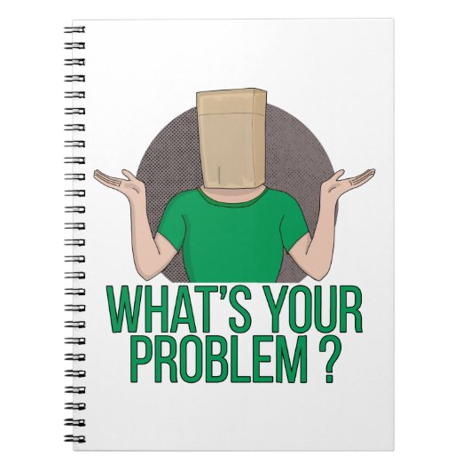 Wat is jouw probleem? notitieboek (Voorkant)