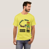 Wat is jouw smaak? t-shirt (Voorkant volledig)