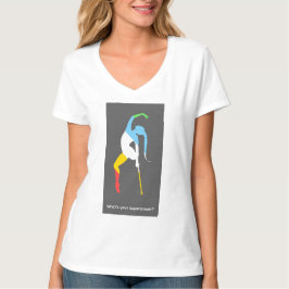 Wat is jouw superkracht? Maand van trots op beperk T-shirt