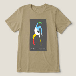 Wat is jouw superkracht? Maand van trots op mensen Tri-Blend Shirt