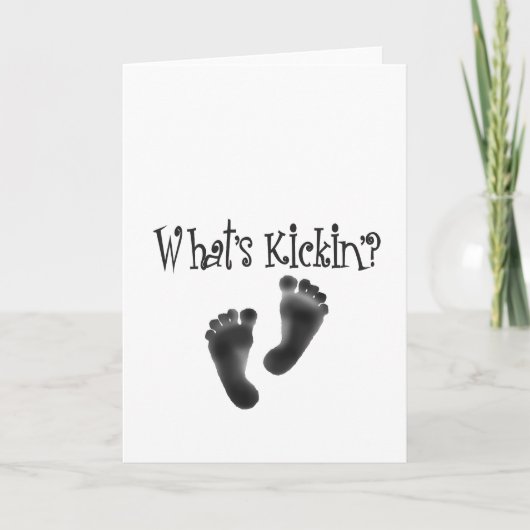 Wat is Kickin? Design Kaart (Voorkant)