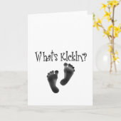 Wat is Kickin? Design Kaart (Gele Bloem)