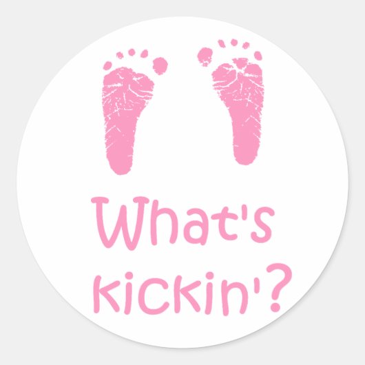 Wat is Kickin? stickers (Voorkant)