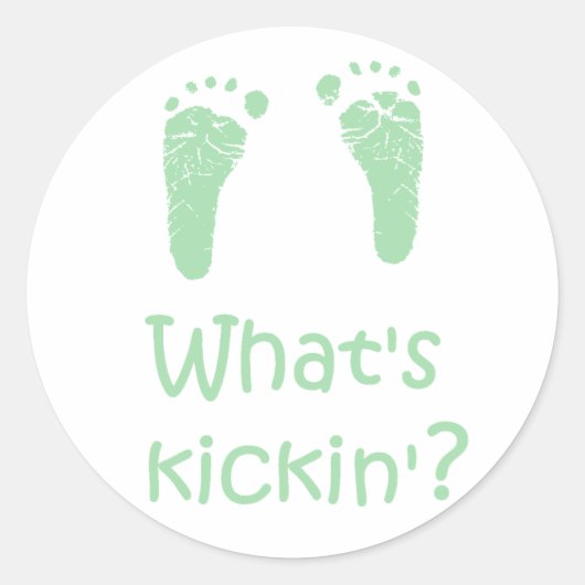 Wat is Kickin? stickers (Voorkant)