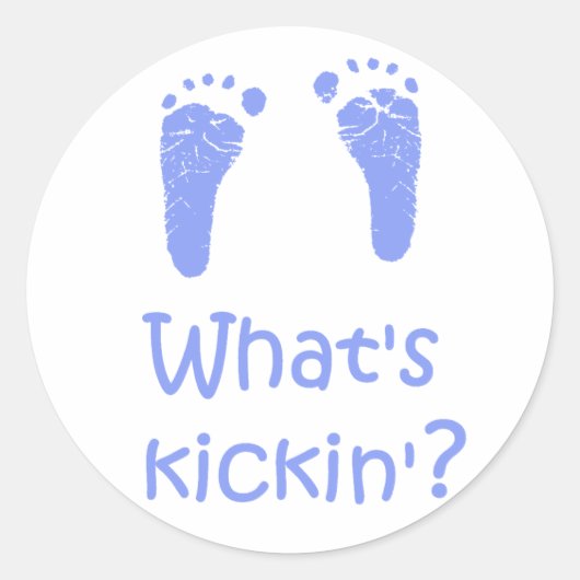 Wat is Kickin? stickers (Voorkant)
