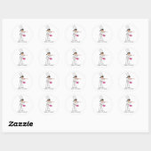 Wat is kookster? Baker Girl Ronde Sticker (Vel)