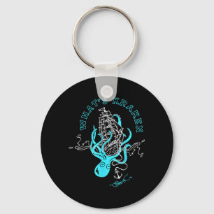 Wat is Kraken Grappige Octopus Zee Monster Grafisc Sleutelhanger