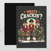 Wat is kraken Notenkraker Cactus Kerstmis Grappig Bedankkaart (Voorkant / Achterkant)
