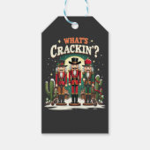 Wat is kraken Notenkraker Cactus Kerstmis Grappig Cadeaulabel (Voorkant)
