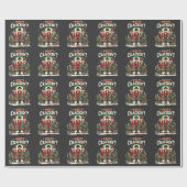 Wat is kraken Notenkraker Cactus Kerstmis Grappig Cadeaupapier (Vlak)