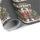 Wat is kraken Notenkraker Cactus Kerstmis Grappig Cadeaupapier (Rol Hoek)