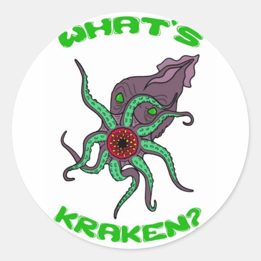 Wat is Kraken? Stickers (Voorkant)