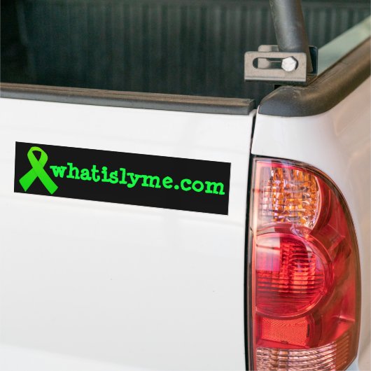 Wat is Lyme-bumpersticker? Bumpersticker (Op Truck)