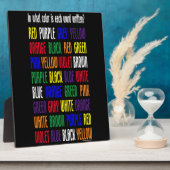 Wat is mijn kleur? fotoplaat (Zijkant)