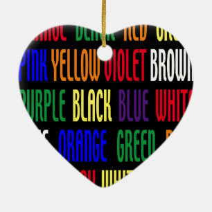 Wat is mijn kleur? keramisch ornament
