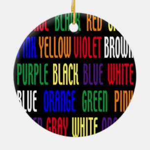 Wat is mijn kleur? keramisch ornament