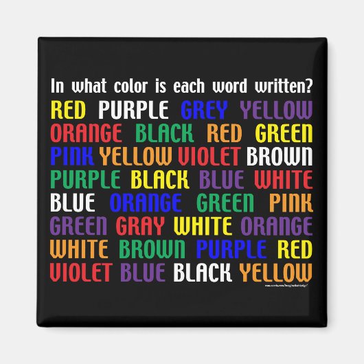 Wat is mijn kleur? magneet (Voorkant)