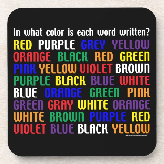 Wat is mijn kleur? onderzetter (Voorkant)